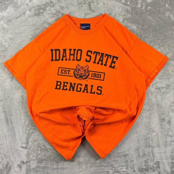 MV Sport Other - VTG MV Sport Idaho State Bengals Orange College Graphic T-shirt Size Large